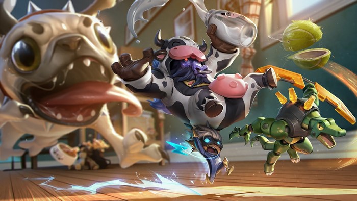 Kog'Maw, Renekton, and Kennen from League of Legends