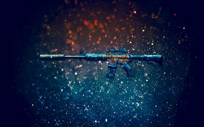 Counter-Strike: Global Offensive M4A4 Asiimov skin