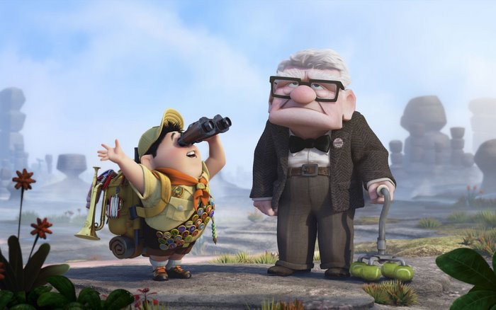 Carl and Russell from Up