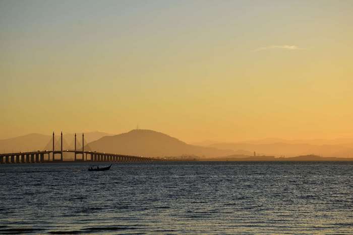Penang Bridge at Sunrise 4K