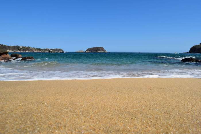 Beach in Huatulco, Oaxaca, Mexico