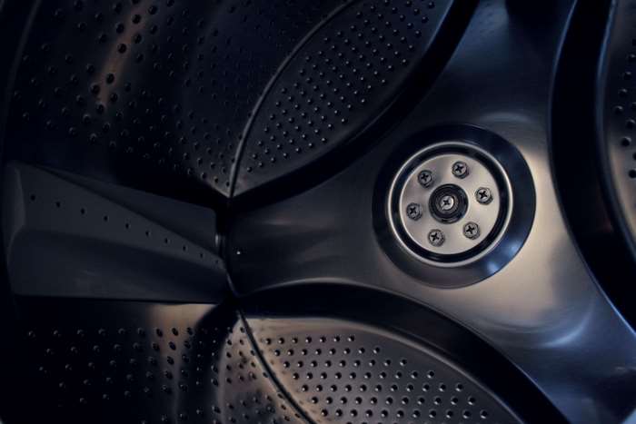 Washing machine drum interior