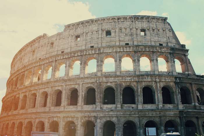 The Colosseum in Rome, Italy