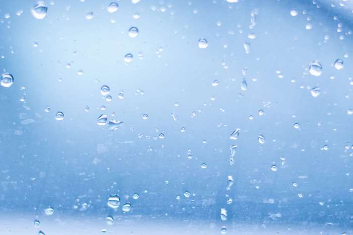 Water droplets on glass texture