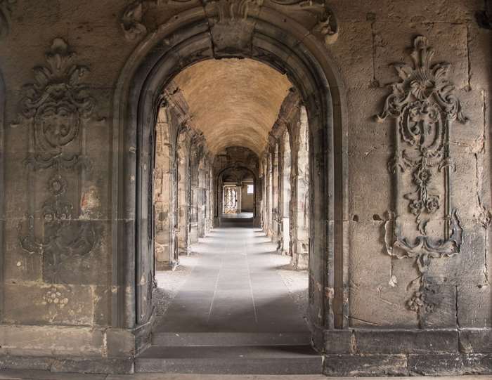 Porta Nigra Arcade in Trier 4K