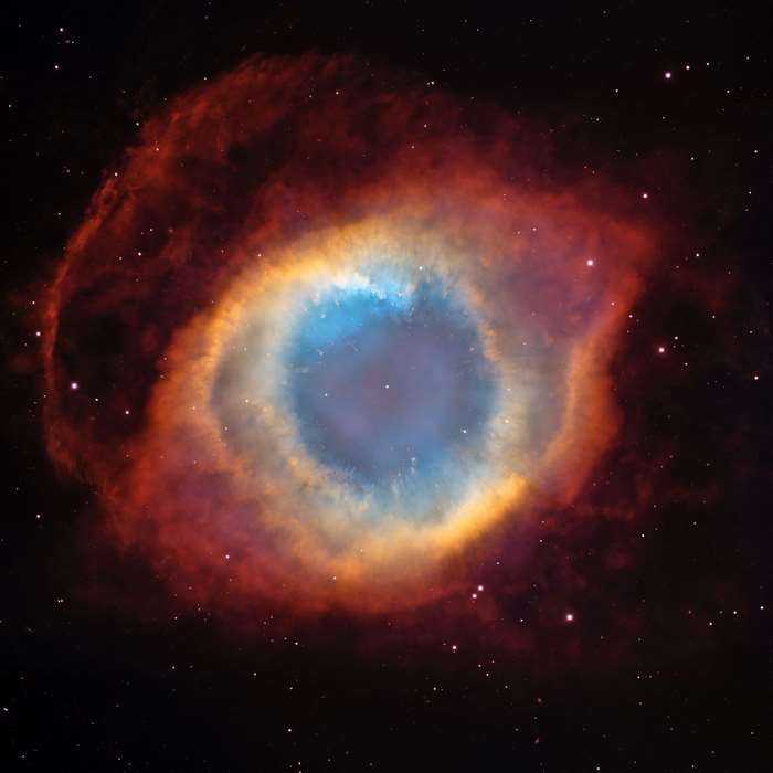 The Eye of God Nebula in space