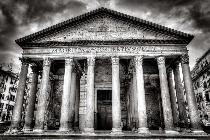 The Pantheon in Rome, Italy