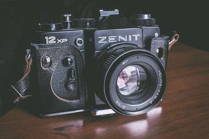 Zenit 12XP analog camera with Helios lens