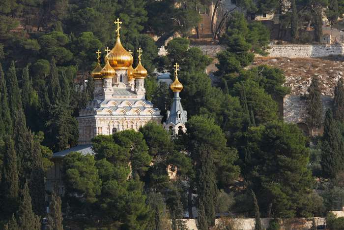 The Church of Mary Magdalene on the Mount of Olives, Jerusalem