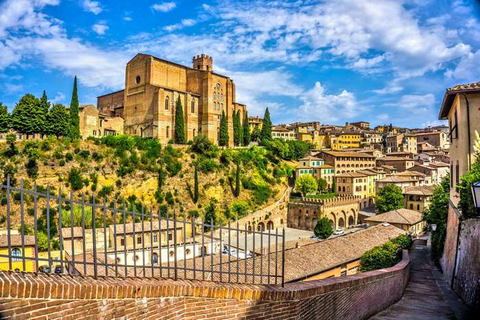 Basilica di San Domenico, Siena, Tuscany 4K