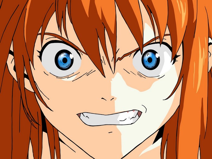 Asuka Langley Soryu from Neon Genesis Evangelion close-up