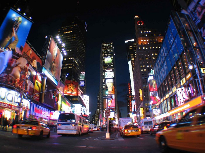 Times Square at Night, New York City
