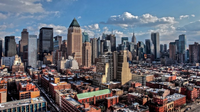 New York City Manhattan Skyscrapers HDR