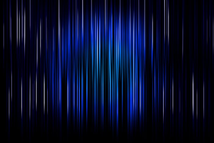 Abstract Blue Vertical Light Streaks 4K