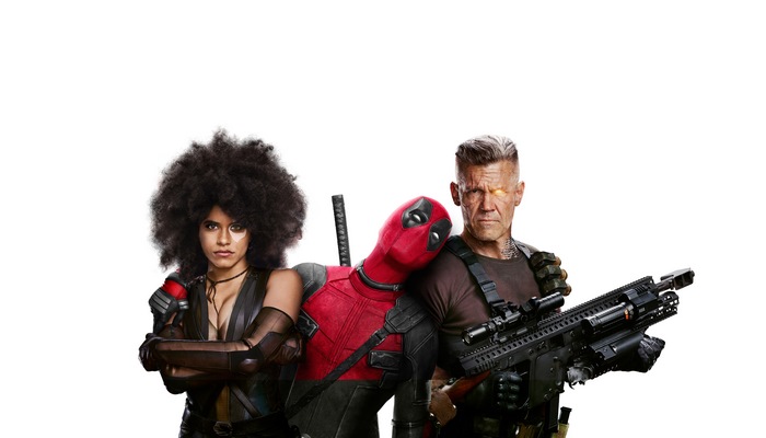 Domino, Deadpool, and Cable from Deadpool 2