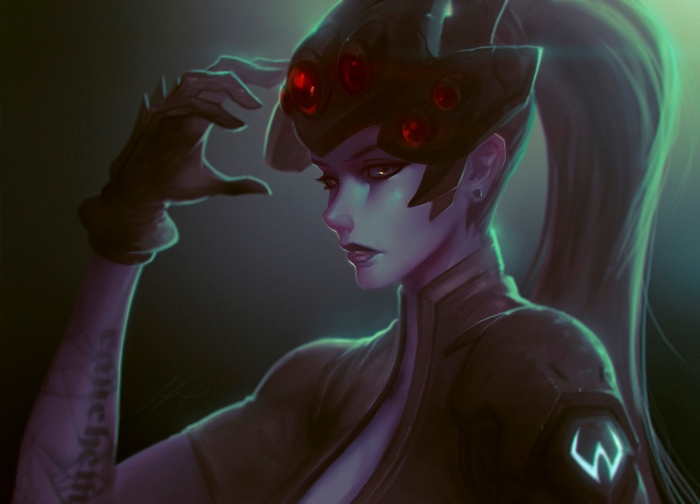 Widowmaker from Overwatch artwork