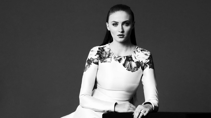 Sophie Turner in monochrome photoshoot