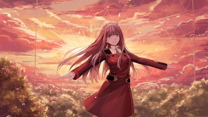 Zero Two from Darling in the Franxx