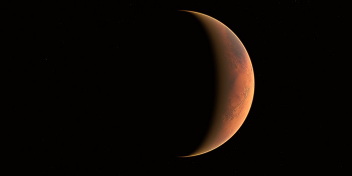 Mars planet in space 4K