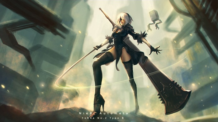 Nier Automata Yorha No. 2 Type B Action Pose