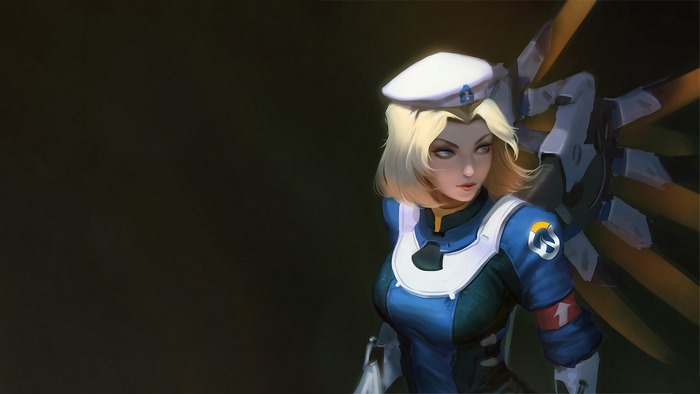 Mercy from Overwatch artwork