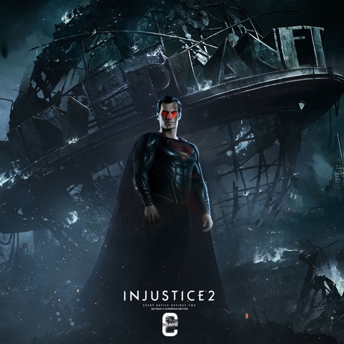 Superman from Injustice 2 Batman v Superman Edition
