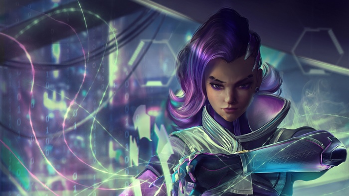 Sombra from Overwatch artwork