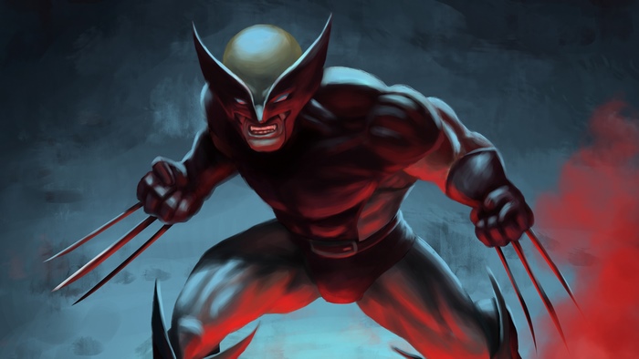 Wolverine from Marvel Comics digital art