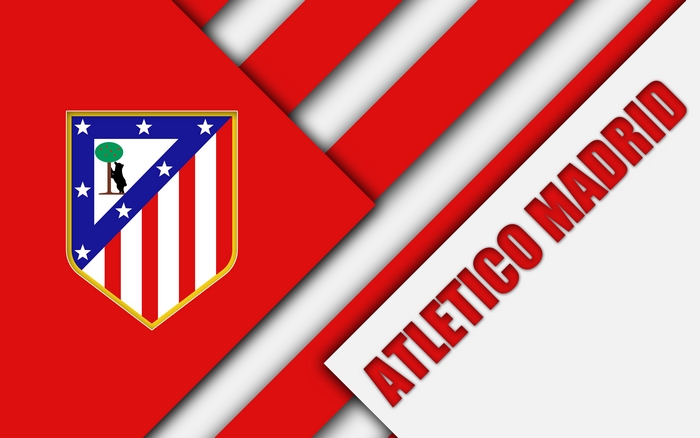 Atlético Madrid logo and text