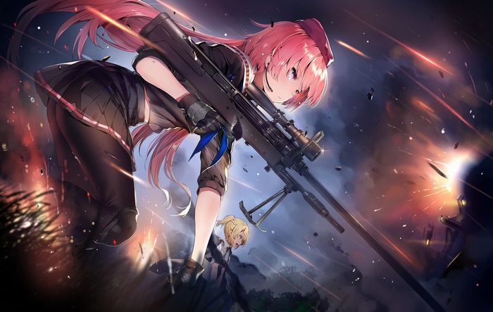 Welrod MK II and NTW-20 from Girls Frontline