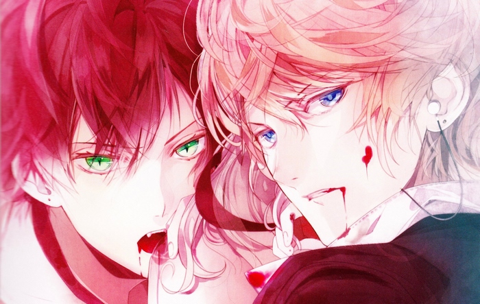 Shu Sakamaki and Ayato Sakamaki from Diabolik Lovers