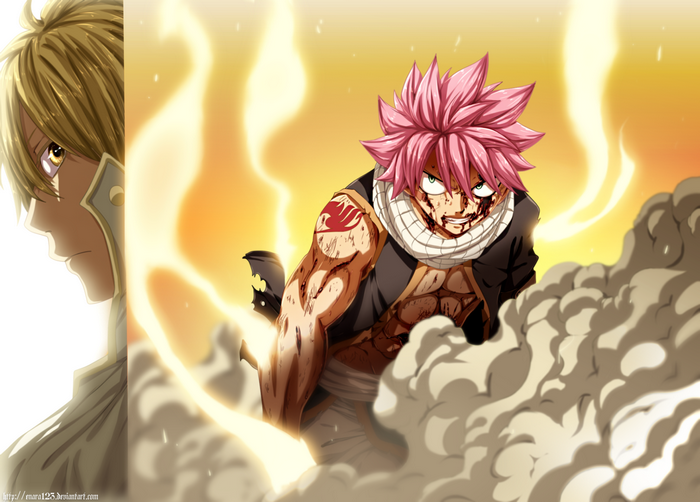 Natsu Dragneel and Zeref Dragneel from Fairy Tail