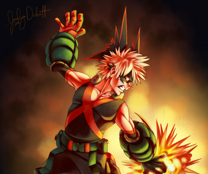Katsuki Bakugou from My Hero Academia