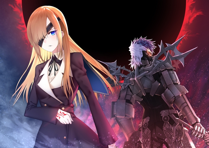 Ophelia Phamrsolone and Sigurd from Fate/Grand Order