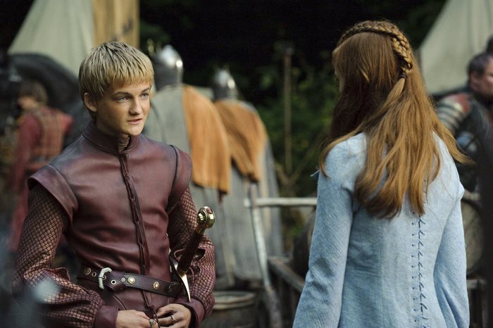 Joffrey Baratheon and Sansa Stark from Game of Thrones