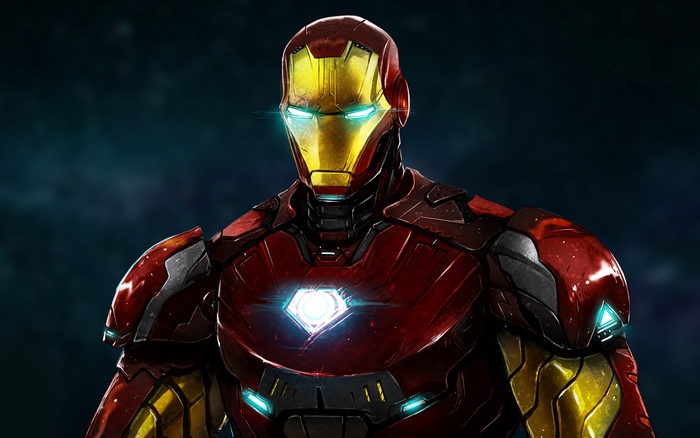Iron Man from Marvel Superhero 4K Artwork