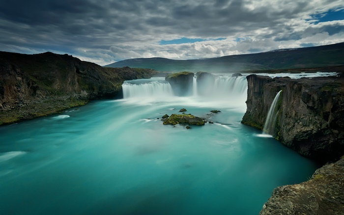 Godafoss waterfall in Iceland