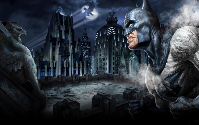 Batman in Gotham City