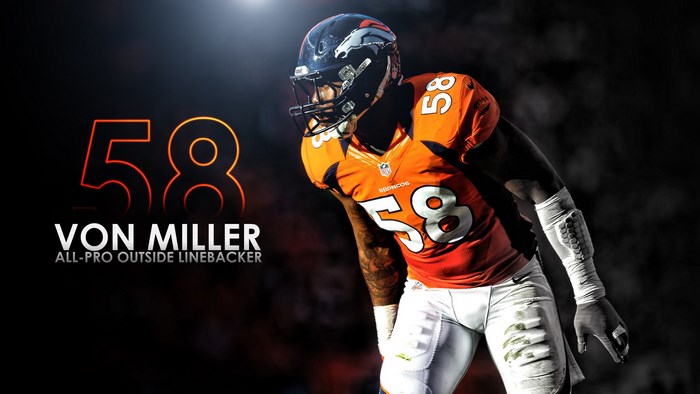 Von Miller of the Denver Broncos