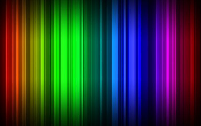 Rainbow colored vertical stripes