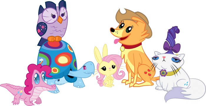 My Little Pony characters with animals