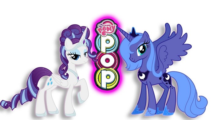 Rarity and Princess Luna from My Little Pony POP