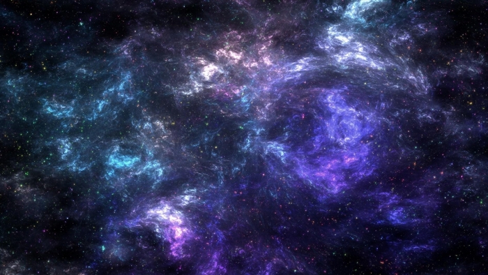 Colorful Nebula and Stars in Deep Space