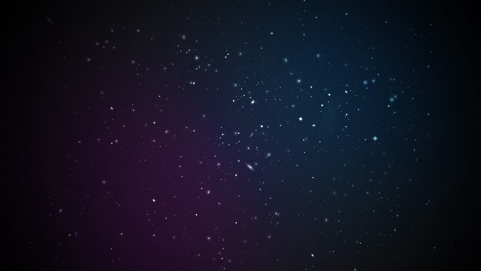 Galaxy with stars and nebulae