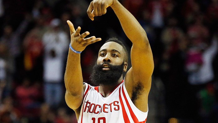 James Harden of the Houston Rockets