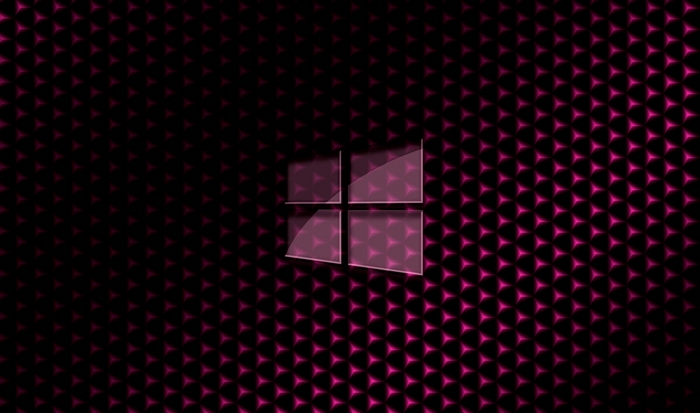Windows logo on carbon fiber pattern