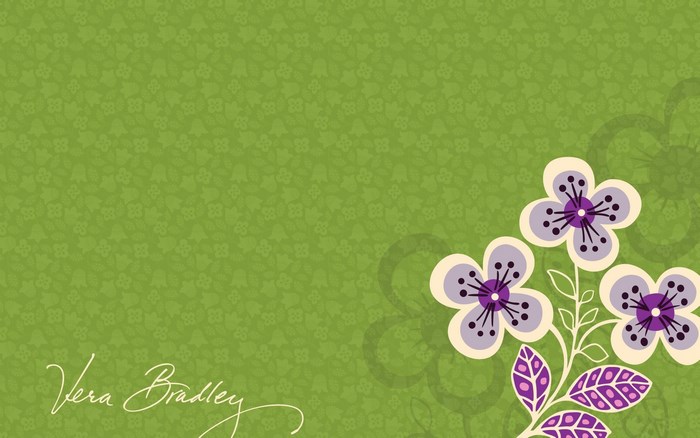 Vera Bradley floral pattern