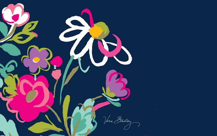 Vera Bradley floral pattern