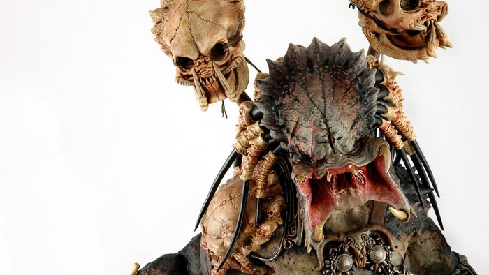 Predator with trophies from Predator franchise