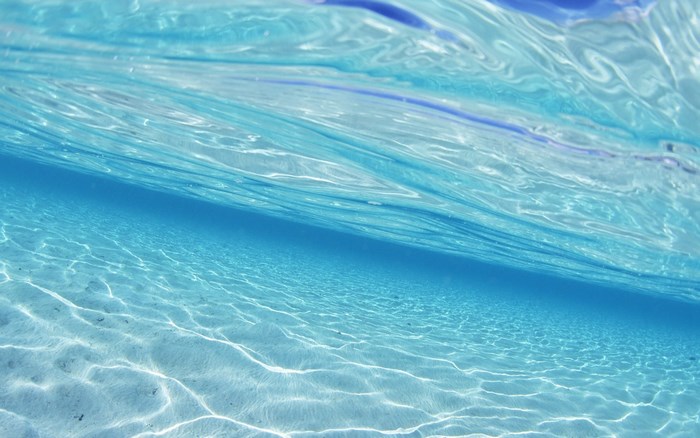 Underwater Sand and Water Surface